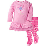 Gerber Girls' Micro Fleece Dress with Tights