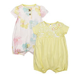 Burt's Bees Baby Girls' Set Of 2 Organic Cloud Bee and Poppy Floral Bubbles