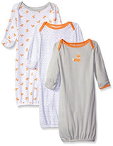 Luvable Friends Unisex 3 Pack Cotton Gown