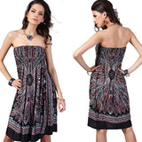 DaySeventh 1pc Women Wrapped Chest Waist Dress Bohemian Casual