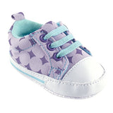 Luvable Friends Girl's Print Canvas Sneaker Casual Sneaker - Free + Shipping