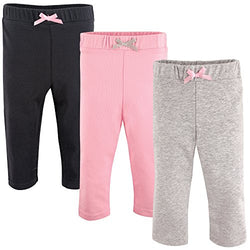 Luvable Friends 3-Pack Baby Girl Leggings
