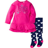 Gerber Girls' Micro Fleece Dress with Tights