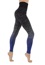 CodeFit Yoga Power Flex Dry-Fit Pants Workout Printed Leggings Ombte Print