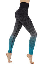 CodeFit Yoga Power Flex Dry-Fit Pants Workout Printed Leggings Ombte Print