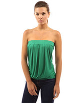 PattyBoutik Women's Pleated Tube Top