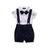 Ferenyi US Baby Boys Bowtie Gentleman Romper Jumpsuit Overalls Rompers - Free + Shipping