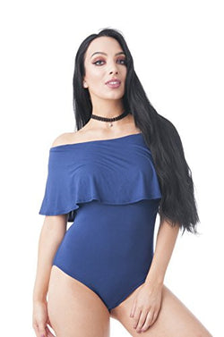 Ruffle Off The Shoulder Bodysuit