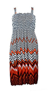 Bright Silky Smooth Smocked Bodice Sun Dress - Assorted Colors