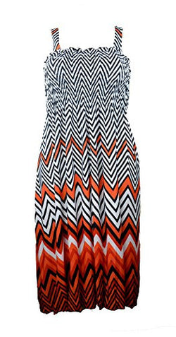 Bright Silky Smooth Smocked Bodice Sun Dress - Assorted Colors