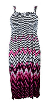 Bright Silky Smooth Smocked Bodice Sun Dress - Assorted Colors