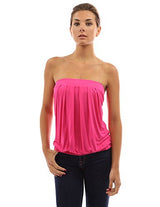 PattyBoutik Women's Pleated Tube Top