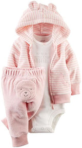 Carter's Baby Boys' 3 Piece Terry Cardigan Set (Baby)