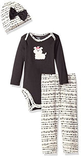 Gerber Baby Girls 3 Piece Set - Bodysuit, Cap and Pant - Free + Shipping