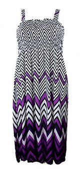 Bright Silky Smooth Smocked Bodice Sun Dress - Assorted Colors