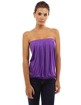 PattyBoutik Women's Pleated Tube Top