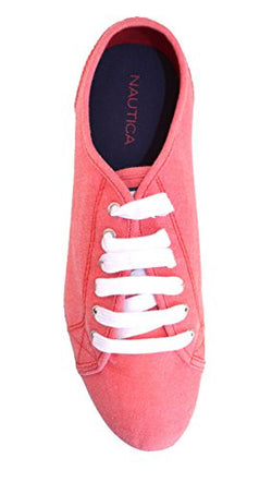 Nautica Womens Lanyard Sneaker, Red Chambray
shoes