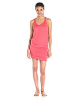 Michael Stars Women's Scoop-Neck Shirred Racerback Dress