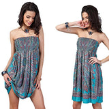 DaySeventh 1pc Women Wrapped Chest Waist Dress Bohemian Casual