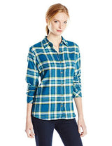 Dickies Women's Long-Sleeve Plaid Flannel Shirt