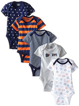 Gerber Baby Boys' 5 Pack Variety Bodysuits - Free + Shipping