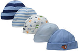 Gerber Baby Boys' 5 Pack Caps