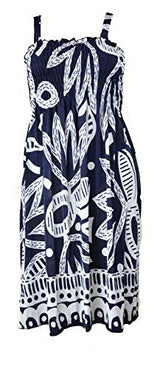 Bright Silky Smooth Smocked Bodice Sun Dress - Assorted Colors