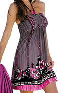 DaySeventh 1pc Women Wrapped Chest Waist Dress Bohemian Casual