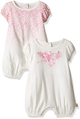 Burt's Bees Baby Girls' Set Of 2 Organic Cloud Bee and Poppy Floral Bubbles