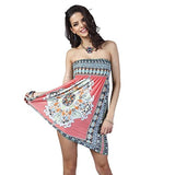 DaySeventh 1pc Women Wrapped Chest Waist Dress Bohemian Casual
