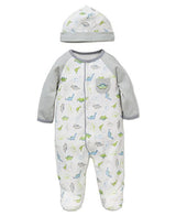 Little Me Boys' Footie and Hat