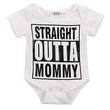 Baby Girl Boy Clothes Straight Outta Mommy Bodysuit Romper Jumpsuit Outfits