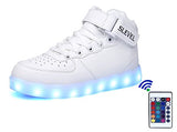 SLEVEL 16 Colors LED Light Up Shoes With Remote Flashing Sneakers for Kids Boys Girls