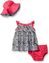 Gerber Girls' Baby 3 Piece Dress Set